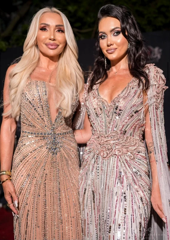 Sonia Trifan, alături de Bianca Comănici de la Kanal D foto: arhiva personală