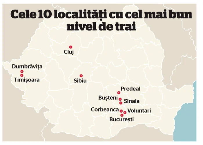 top localitati