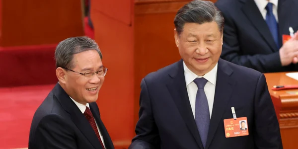 Li Qiang si Xi Jinping FOTO Profimedia jpg