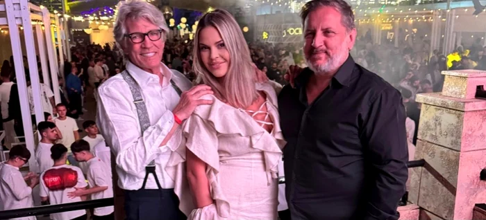 Eric Roberts, alături de Oana și Edi Irimia la Loft Mamaia foto: Click!
