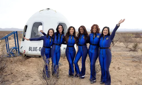 Katy Perry și Lauren Sanchez au făcut parte din primul zbor în spațiu alături de o echipă exclusiv feminină Blue Origin, Profimedia (3) jpg