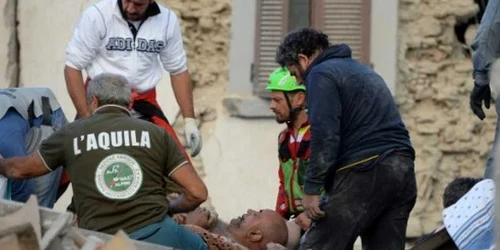 Cutremur în Amatrice Italia FOTO AFP