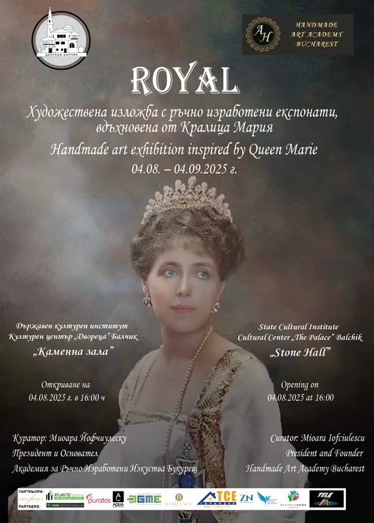 Expoziția ROYAL, dedicată Reginei Maria, ajunge la Castelul Balcic (© Academia de Artă Handmade București)