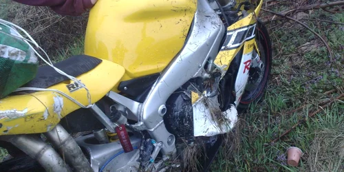 Motocicleta a fost confiscată