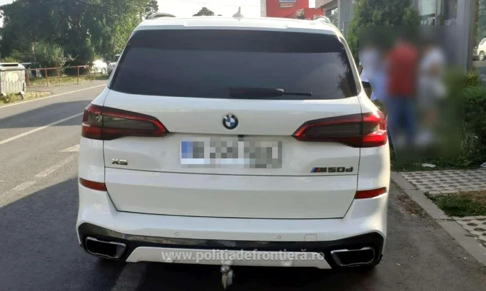 SUV cautat de italieni si gasit in Vama Veche FOTO Politia de frontiera