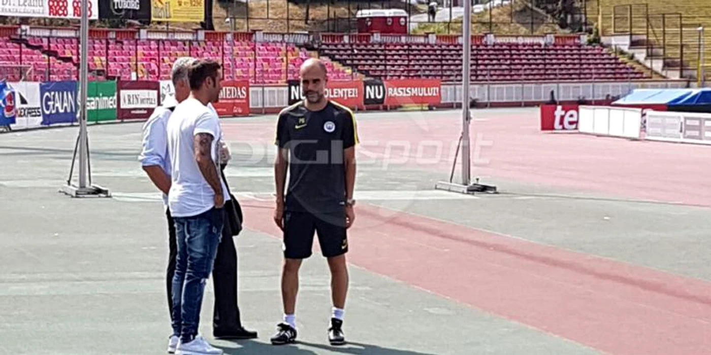 
    Guardiola, Andone şi Mutufoto: captură Digi Sport  