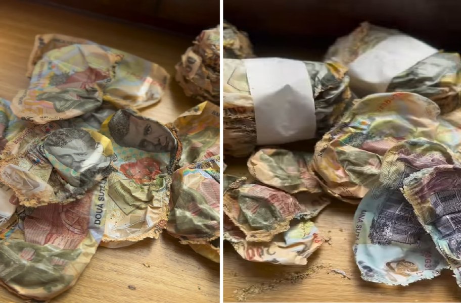 Un român și-a ars economiile de-o viață ascunse în sobă. Decizia BNR VIDEO