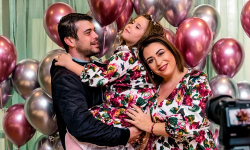 Oana Roman, Marius Elisei și fiica lor, Isabela Sursa: Instagram 