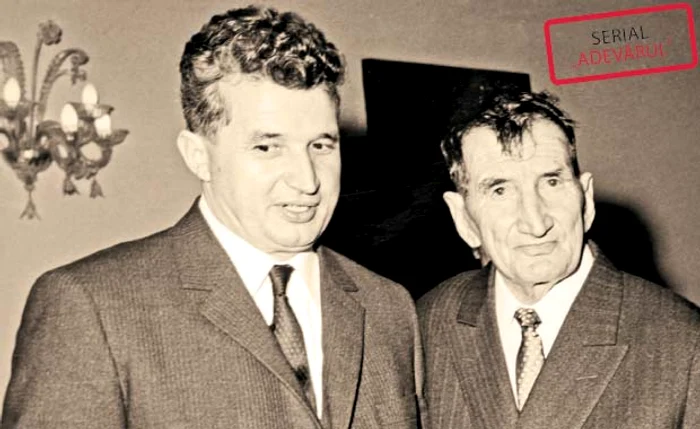 Nicolae Ceaușescu și tatăl său Andruță FOTO Adevărul