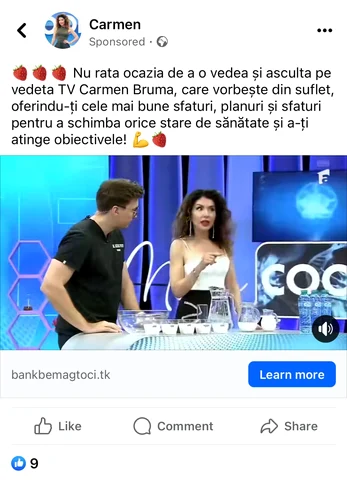 Videoclipul înșelător cu Carme Brumă / foto: captură Facebook