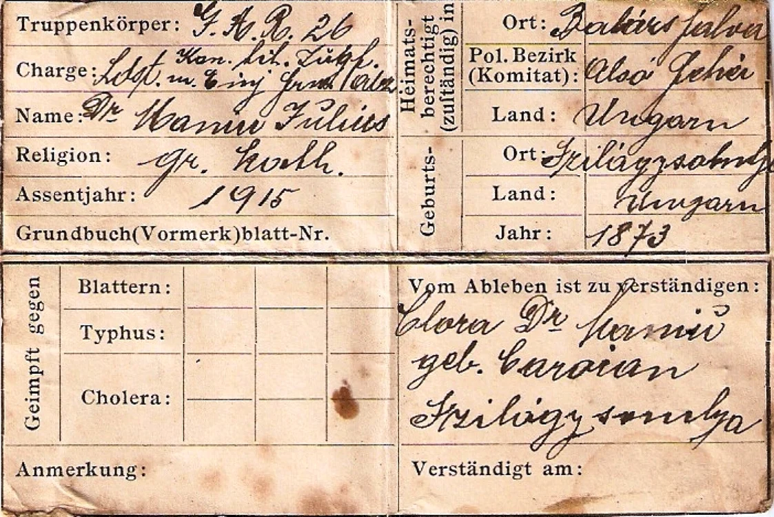 document front