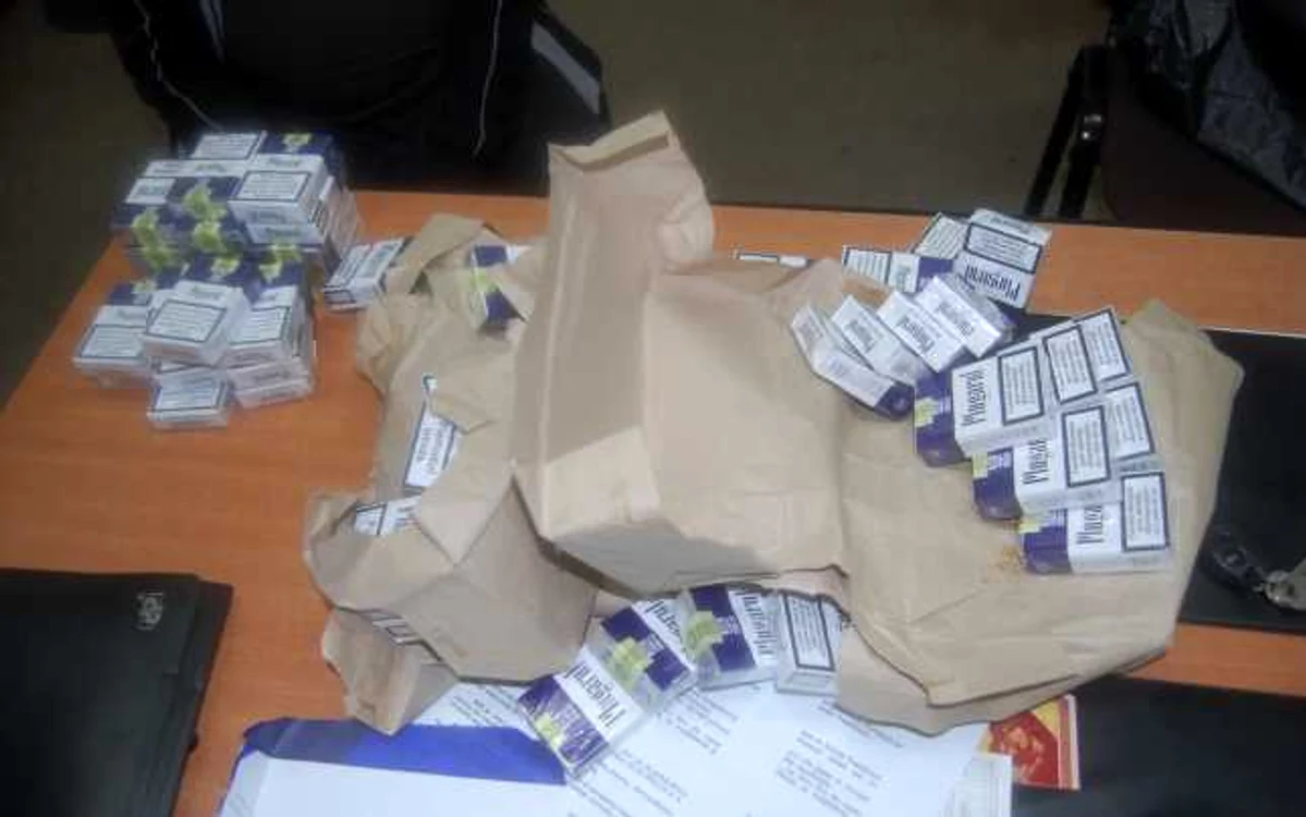 Ţigările au fost confiscate. Foto: Poliţia Locală
