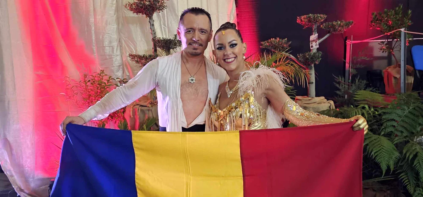 Au pus România pe harta lumii în dans FOTO Patrik și Andreea Haizăr 