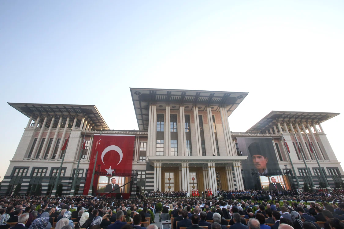 Palatul domină orașul Ankara, fiind situat pe un deal de la marginea capitalei Foto: GettyImages
