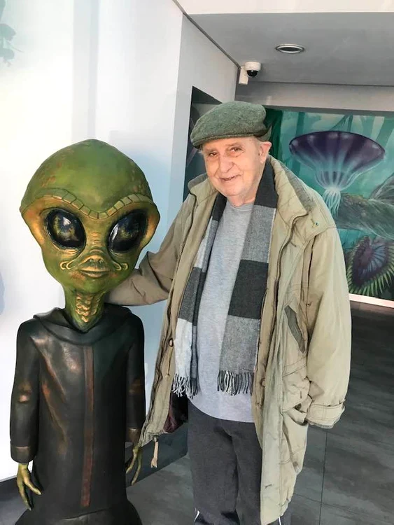 Alecu Marciuc era pasionat se extraterești Sursă foto: Facebook Iuliana Marciuc