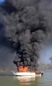 incendiu barca Mila 35, foto ISU Tulcea jpg