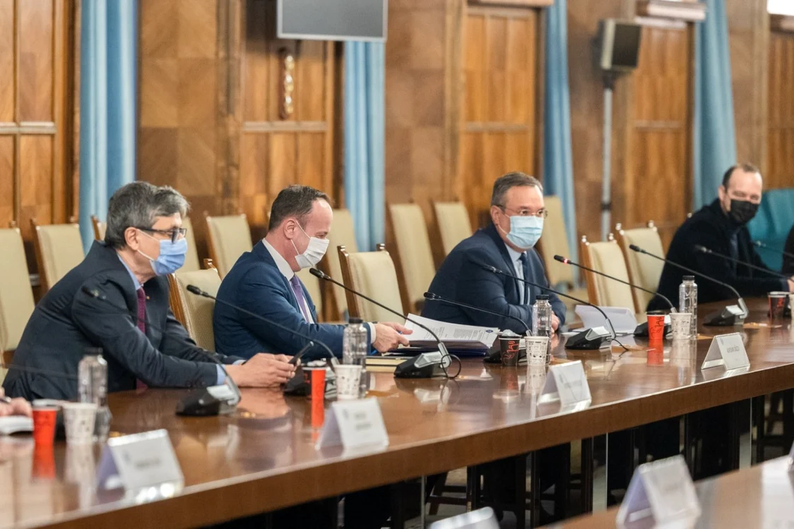 Virgil Popescu a fost cel mai vizibil ministru al echipei Ciucă FOTO gov.ro