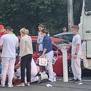 Accident la Timișoara FOTO Facebook/Spitalul Victor Babeș