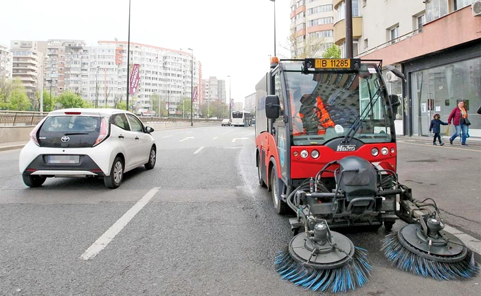 Au fost curăţaţi chiar şi stâlpii pe care erau lipite afişeFoto: Sever Gheorghe
