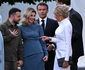 Volodimir Zelenski, Olena Zelenska și Brigitte Macron la Summitul NATO