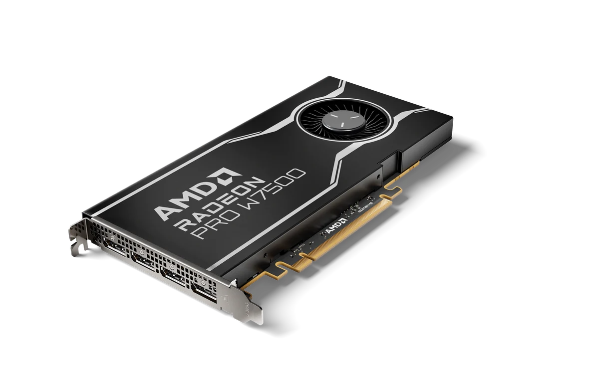 Procesor grafic AMD Radeon PRO W7500.
