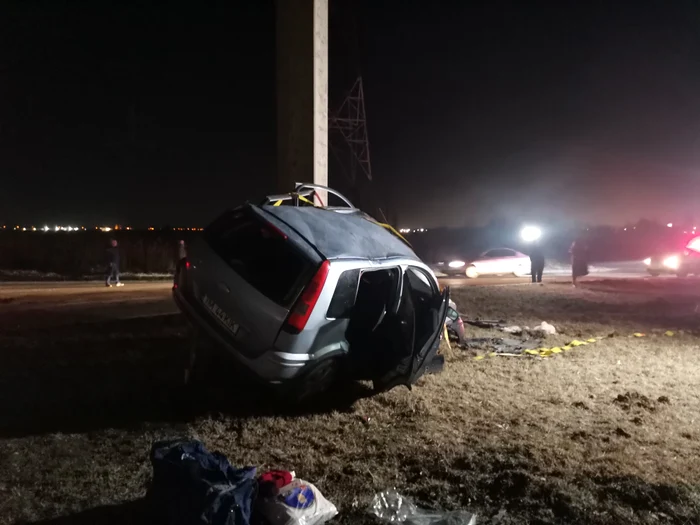 Accident în sensul giratoriu de la Auchan FOTO Ștefan Both