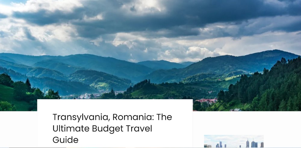 Ghid de călătorie cu buget redus în Transilvania oferit de o americancă din Australia. „Arată ca un loc de basm”