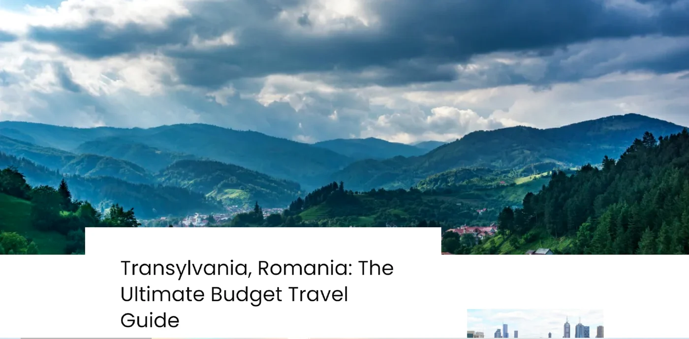 Ghid de călătorie în Transilvania oferit de o vloggeriță americancă din Australia Sursa budgettravel
