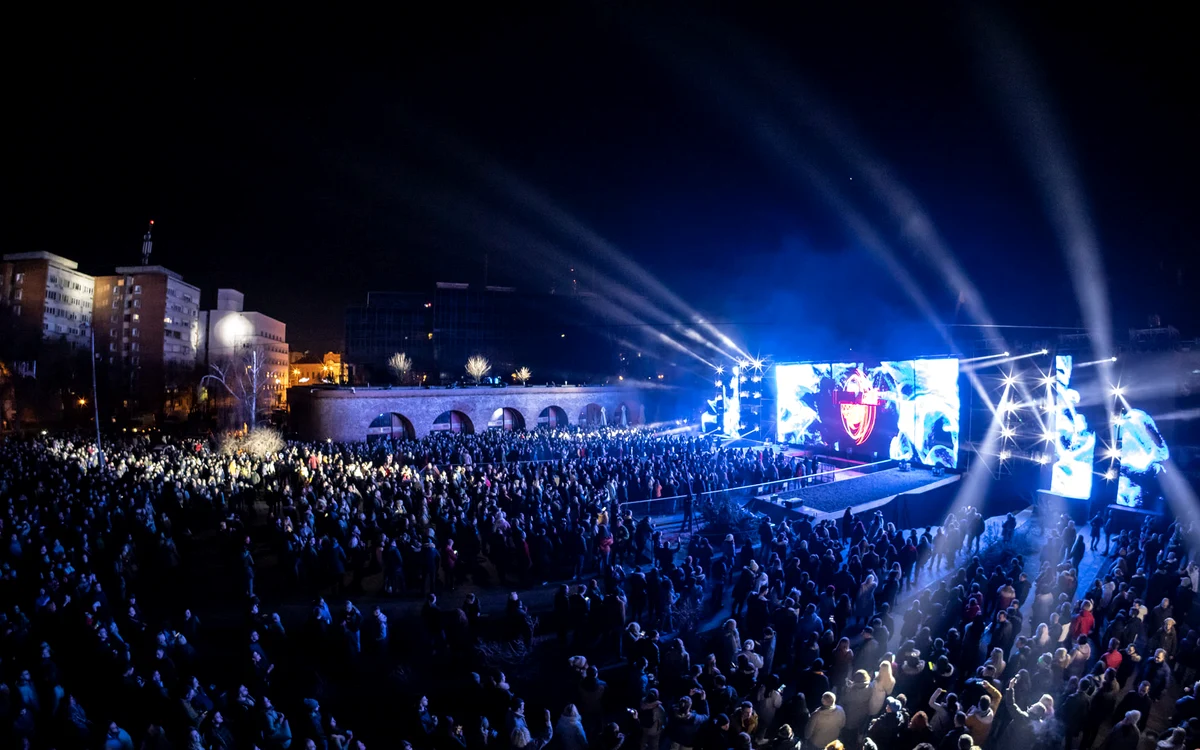 Revelionul de la Bastion FOTO Festival of Lights