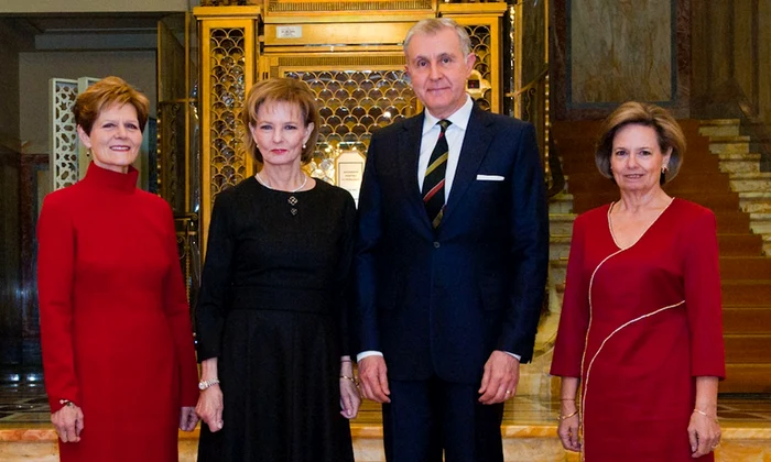 Principesa Elena, Majestatea Sa Margareta, Principele Radu și Principesa Sofia la serata dedicată Curajului Civic la Palatul Regal 2024   Daniel Angelescu, Casa Majestății Sale (1) jpeg