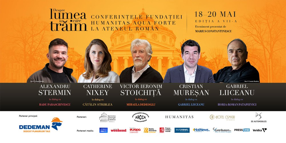 „Despre lumea în care trăim“, a VII-a ediție: festival de conferințe și dialoguri culturale și științifice PROGRAM