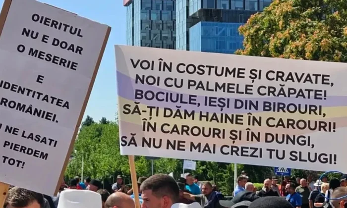 protest fermieri oieri in capitala foto facebook jpg