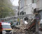 Două imobile alăturate s-au prăbuşit pe o stradă din centrul Lille, în nordul Franţei, pe 12 noiembrie 2022  FOTO Profimedia