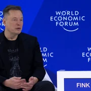 elon musk la forumul de la Davos FOTO X @oct florian jpg