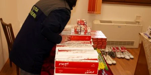 Polițiștii de frontieră au confiscat 7.000 de pachete de țigări de contrabadă 