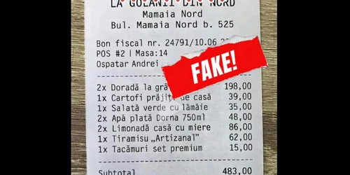 Bon fiscal fals Foto Mamaia Nord Năvodari   Facebook jpg