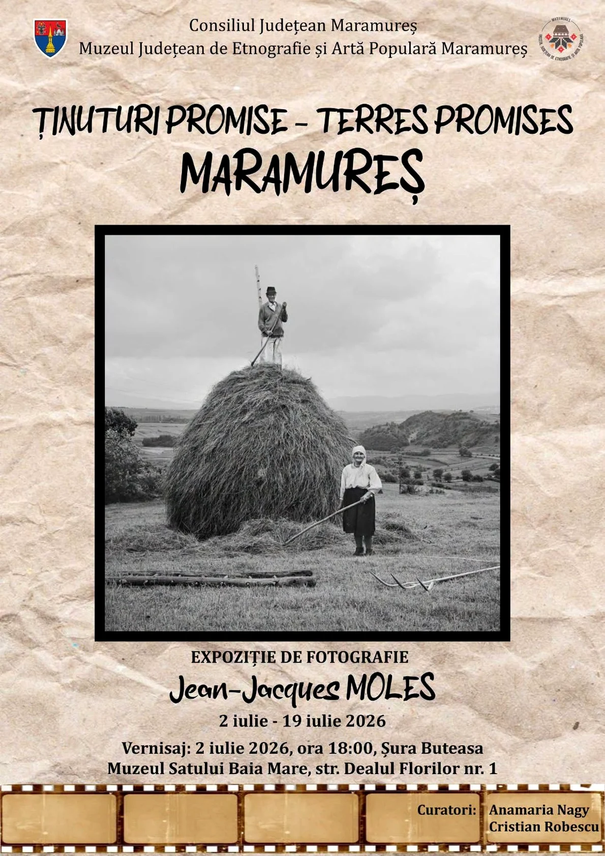 ernisajul expoziției de fotografie „Ținuturi promise - Terres promises - Maramureș”, a artistului francez Jean-Jeacques Moles