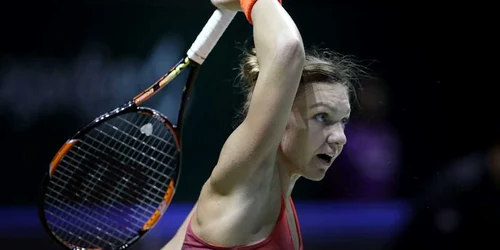 Simona Halep la Singapore FOTO AP  