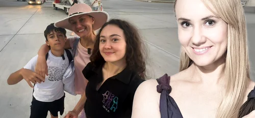 Oana Ioniță a bifat primul eveniment împreună cu cei doi copii ai săi, Max și Isabel