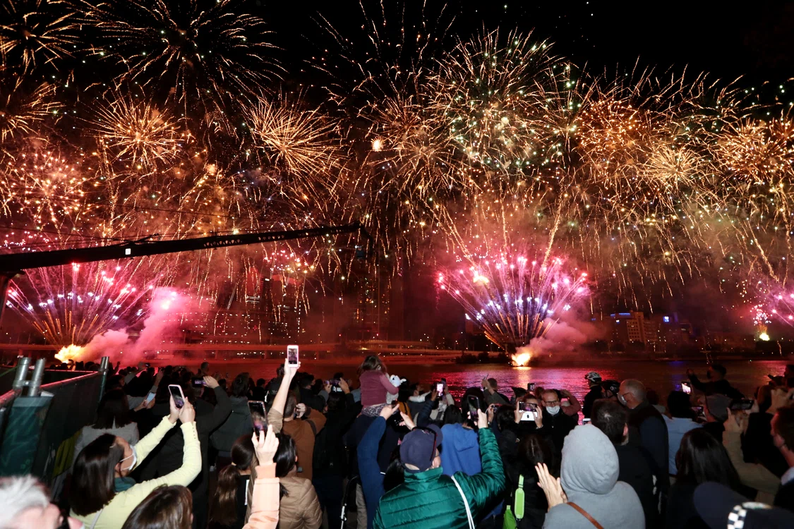 Locuitorii din Brisbane au sărbătorit cu focuri de artificii decizia CIOFoto: EPA-EFE