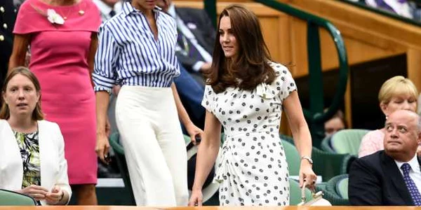 Ducesa Catherine si ducesa Meghan in tribunele de la Wimbledon. FOTO Gulier/Gettyimages