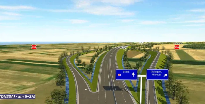 Grafică DEX Focşani-Brăila. FOTO Facebook CNIR