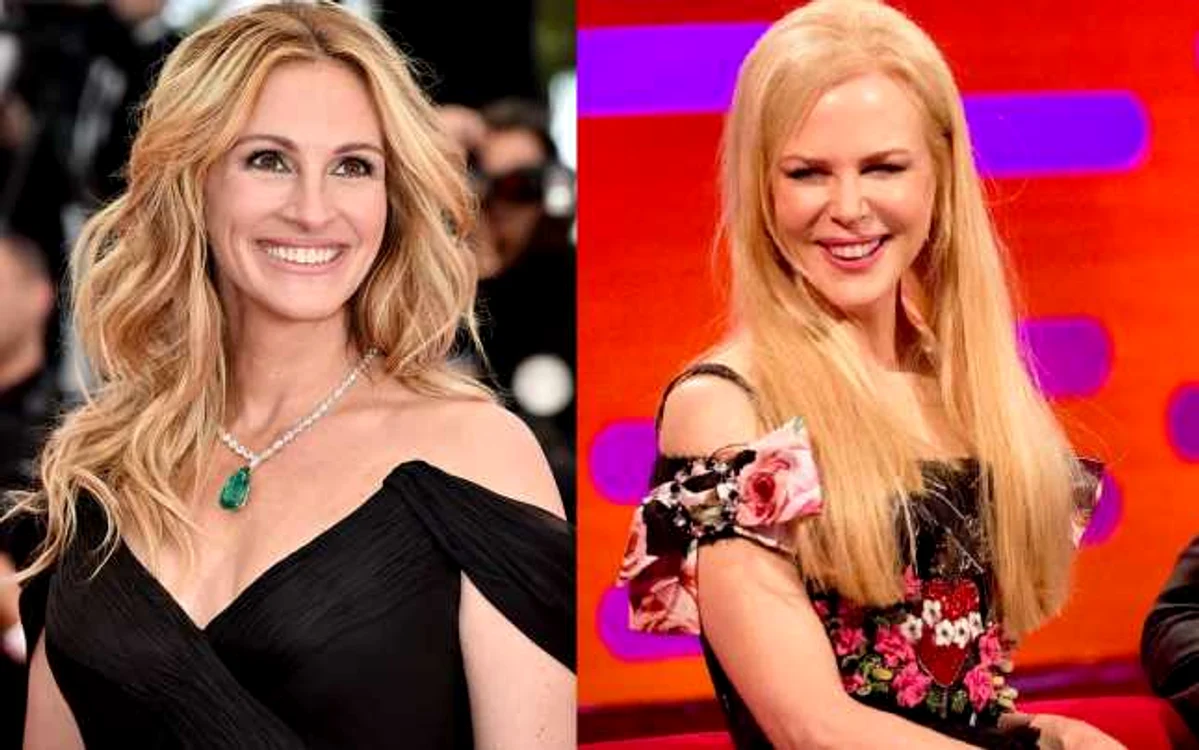 Julia Roberts vs. Nicole Kidman. Fără operaţii estetice / Cu operaţii estetice