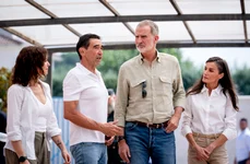 Regele Felipe și Regina Letizia prinși în criza incendiilor din Spania   profimedia 1118969966 jpg