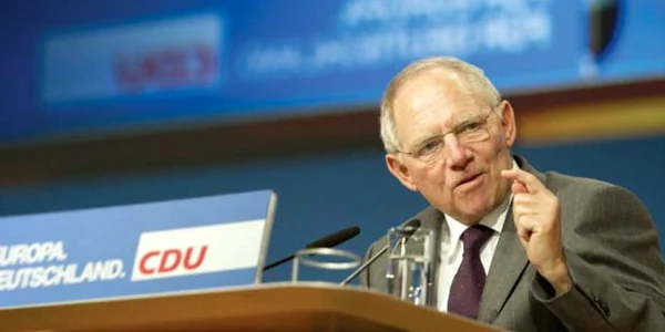 Ministrul german de finanţe, Wolfgang Schaeuble