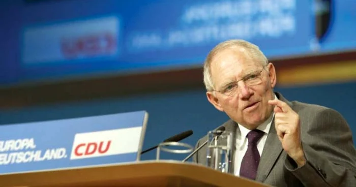 Ministrul german de Finanţe, Wolfgang Schaeuble