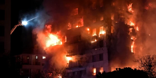 Incendiu Valencia 22 februarie 2024 Foto AFP 4 jpeg