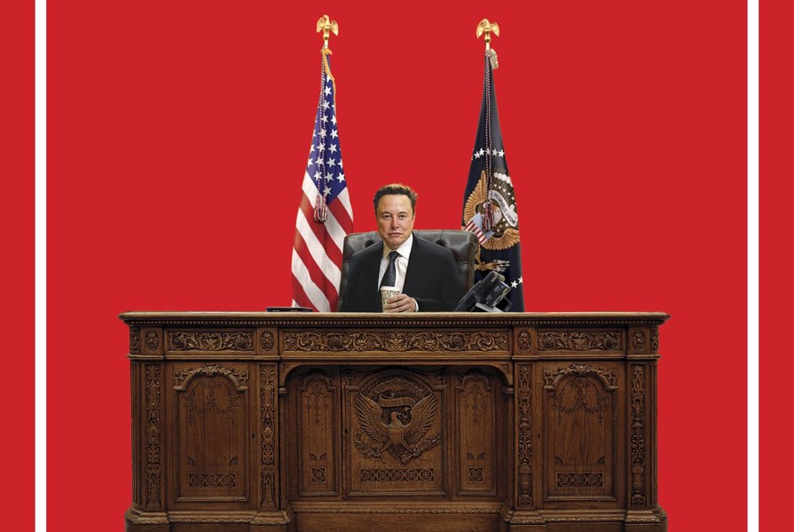 Noua copertă a revistei TIME îl prezintă pe Elon Musk stând la biroul lui Trump de la Casa Albă. Reacția președintelui SUA