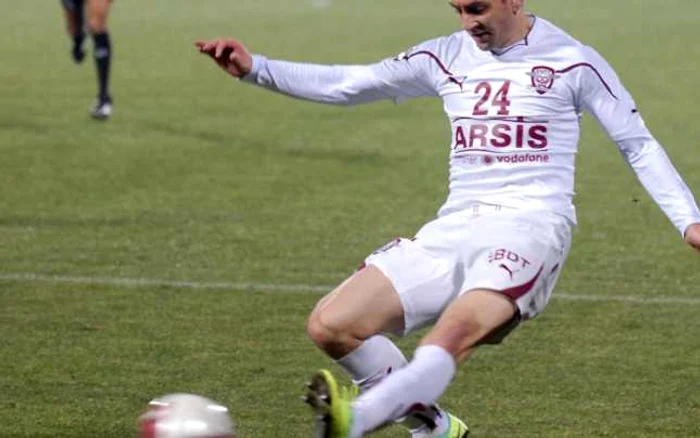 Romeo Surdu a marcat doar 5 goluri într-un an şi jumătate la Rapid, toate în sezonul trecut FOTO Cosmin Iftode