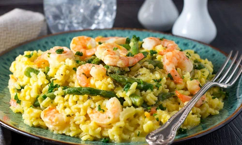 risotto cu creveti si sparanghel jpeg